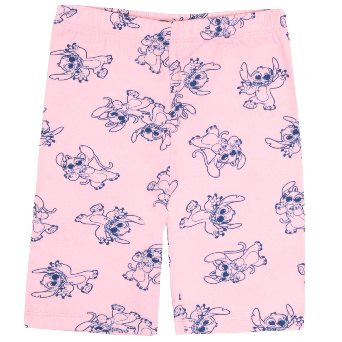 Disney Lilo and Stitch Girls 2-Pack Shorts Set - Lilo & Stitch Biker Shorts Bundle Set for Girls