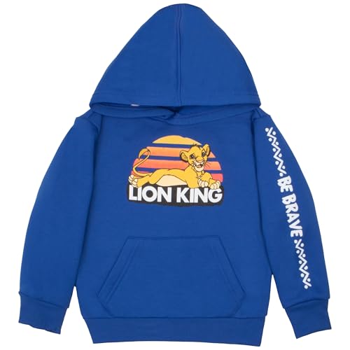 Disney The Lion King Boys Matching Sets Simba Pullover Hoodie and Jogger Fleece Set for Boys 2 Piece Bundle