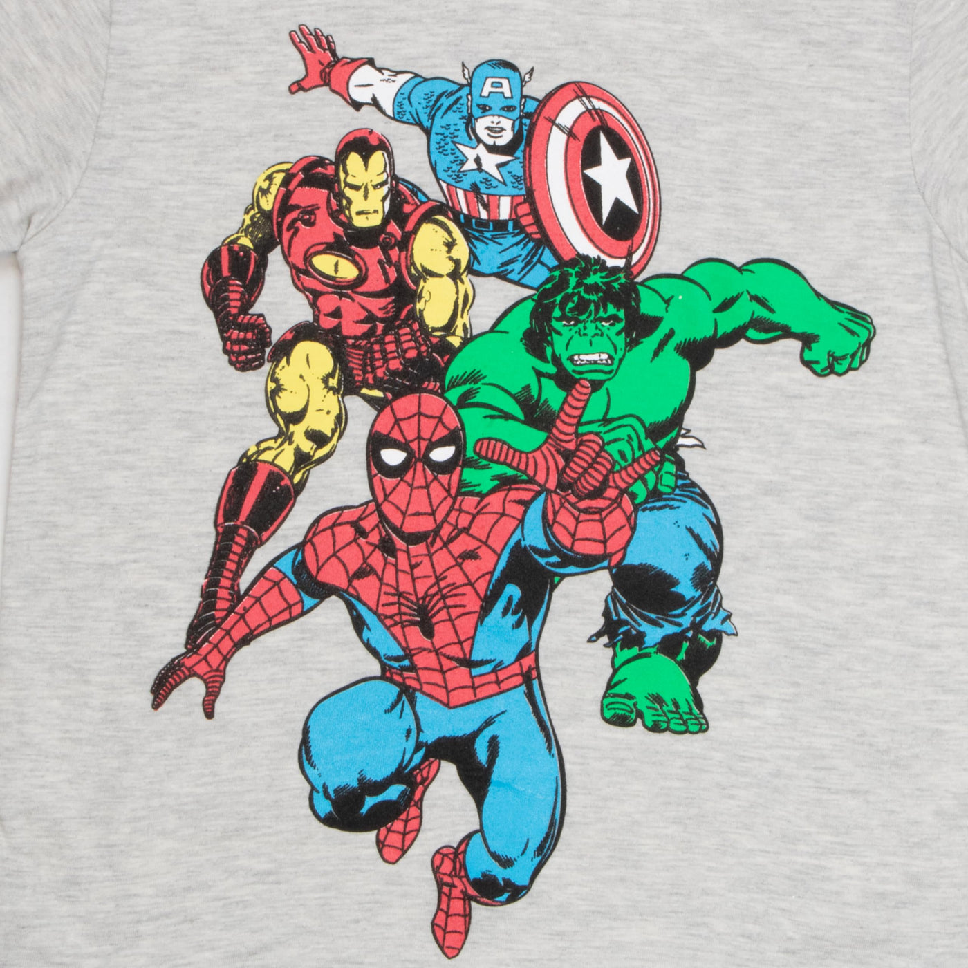 Marvel Avengers Superheroes Boys Short Sleeve T-Shirt and Shorts Set, 2-Piece Superhero Outfit Bundle for Boys