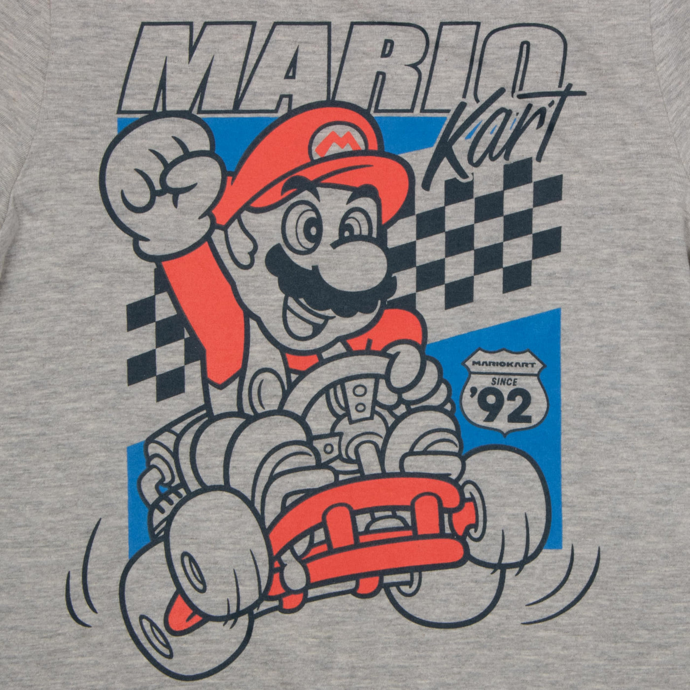 Nintendo Super Mario Kart Race Boys Long Sleeve T-Shirt, 3-Pack Bundle Set for Kids and Toddlers