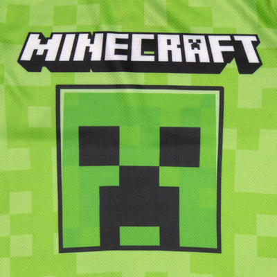 Minecraft Characters Boys Long Sleeve Active Mesh T-Shirt, 2-Pack Bundle Set for Kids and Toddlers