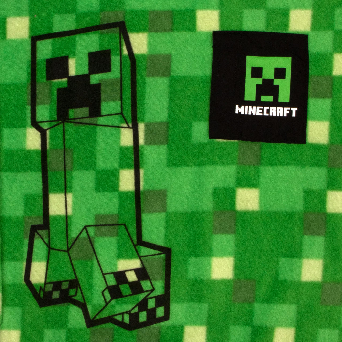 Minecraft Creeper Graphic 2-Piece Set - Boys Fleece Pullover Hoodie & Jogger Pants 2-Pack Bundle Set for Kids and Toddlers