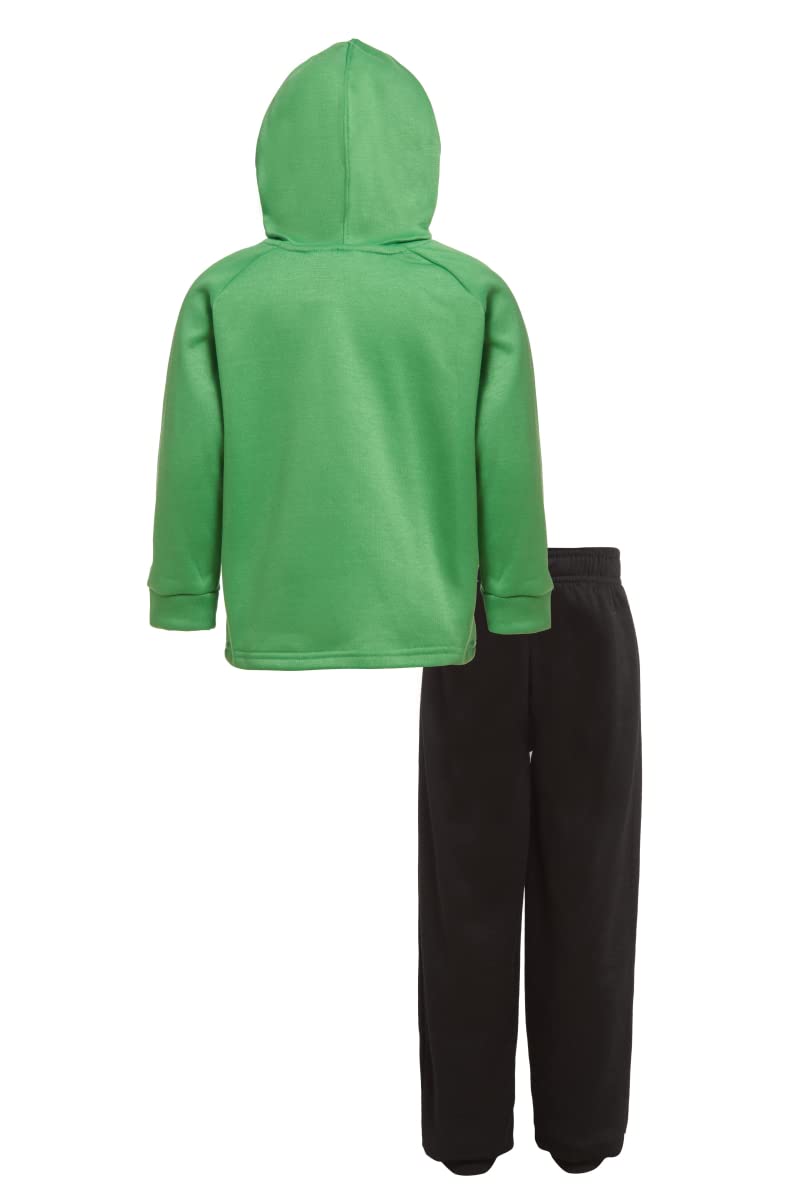 Minecraft Boys 2 Piece Fleece Pants Sets, Minecraft Pullover Hoodie and Jogger Set for Boys