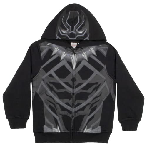 Marvel Superheroes Boys Zip-Up Fashion Hoodie for Kids, Boys Spider-Man & Avengers Costume Cosplay Hooded Sweatshirt for Kids