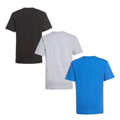 Minecraft Boys Creeper & Characters 3 Colors Short Sleeve T-Shirt Set, 3 Pack