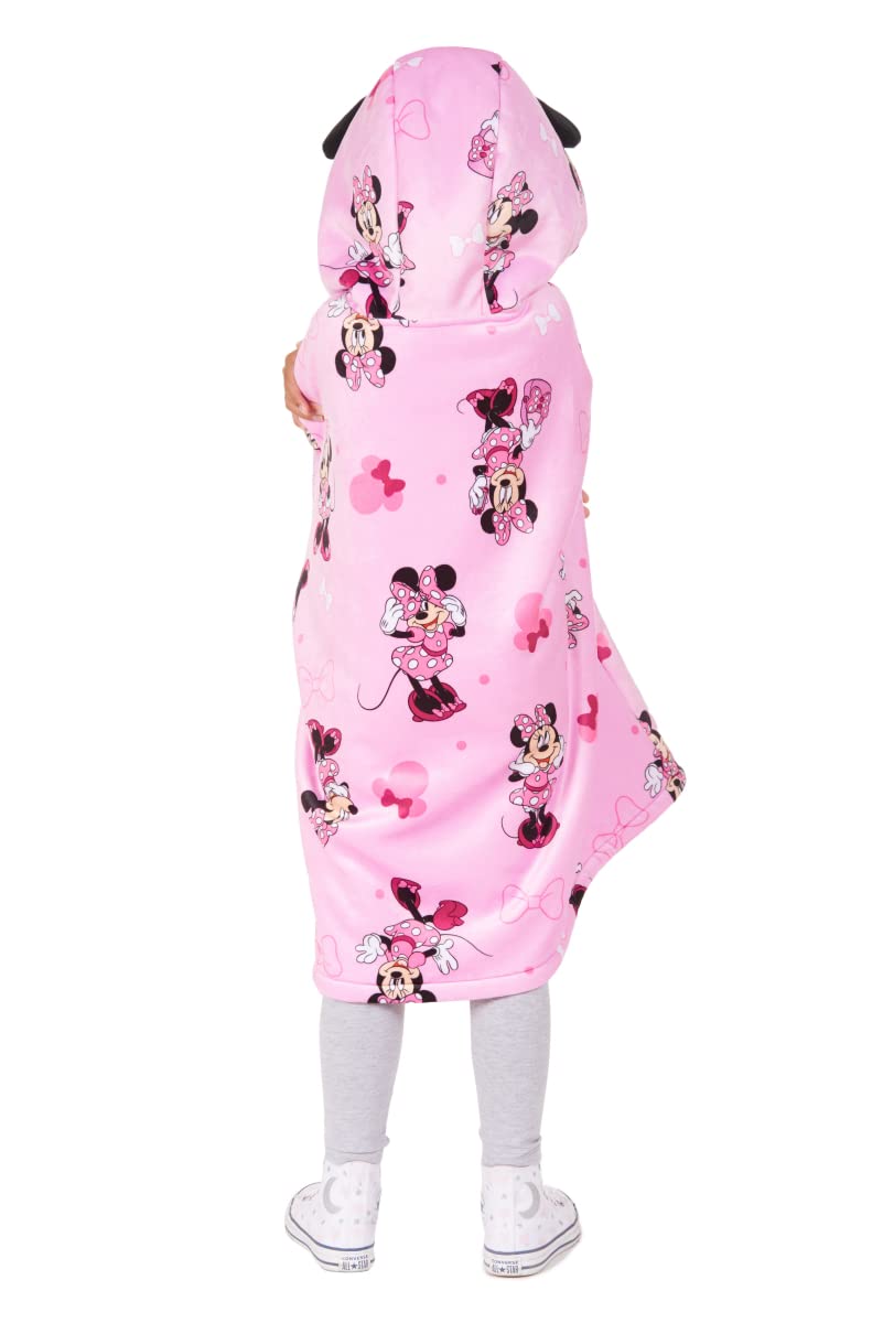 Disney Frozen and Minnie Mouse WAY BIG HOODIE for Girls, Girls Oversized Pullover Hooded Sweatshirt