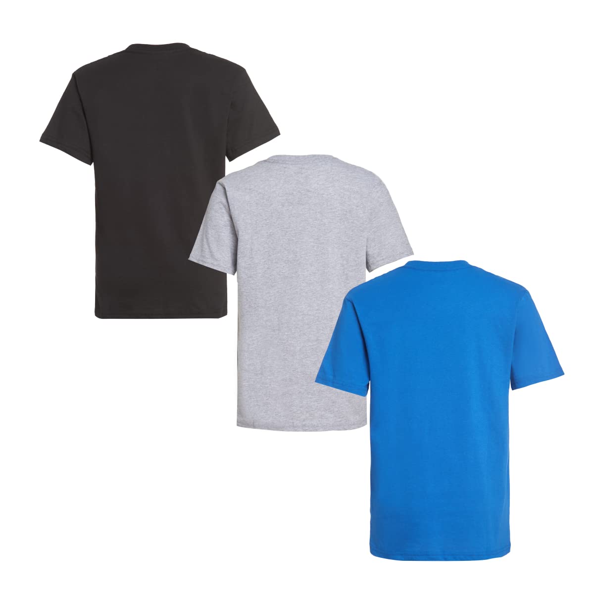 Minecraft Boys Creeper & Characters 3 Colors Short Sleeve T-Shirt Set, 3 Pack