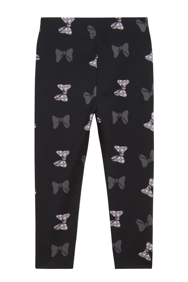 Disney Princess Minnie Mouse  3 Piece Pants Set for Girls, Girls Minnie Mouse Zip-Up Hoodie, T-Shirt, and Pants Set