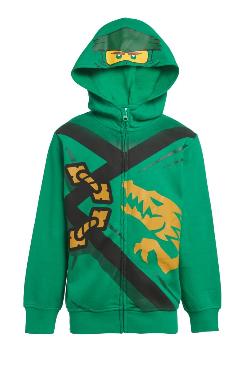 LEGO Ninjago Hoodies for Boys, Zip-Up Hooded Sweatshirts for Boys