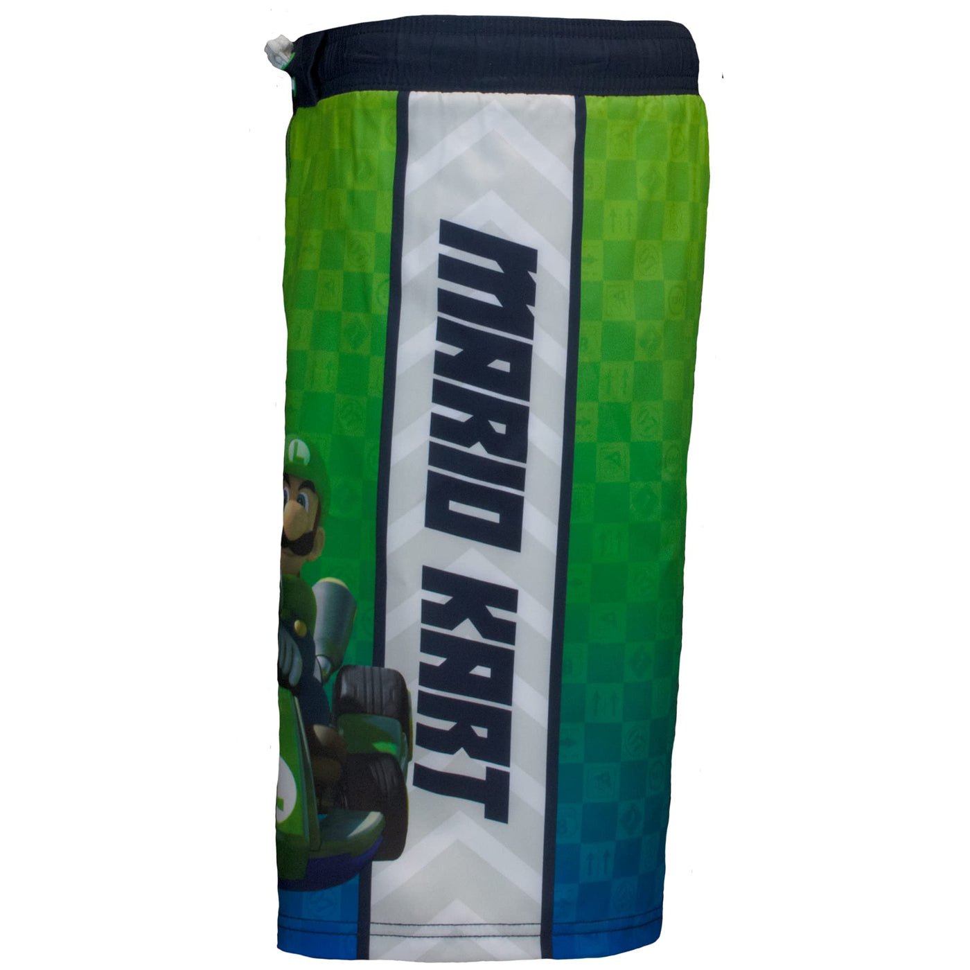 NINTENDO Boys Swimsuit and Rashguard Shirt Set, Super Mario Kart Swim Trunks and Rashguard Shirt for Boys