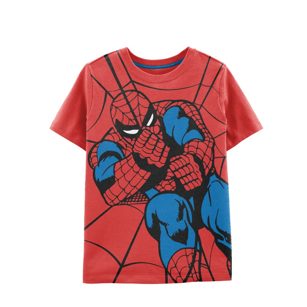 MARVEL Superheroes Boys 2 Pack Short Sleeve T-Shirts, Avengers Spiderman Tees 2-Pack for Boys