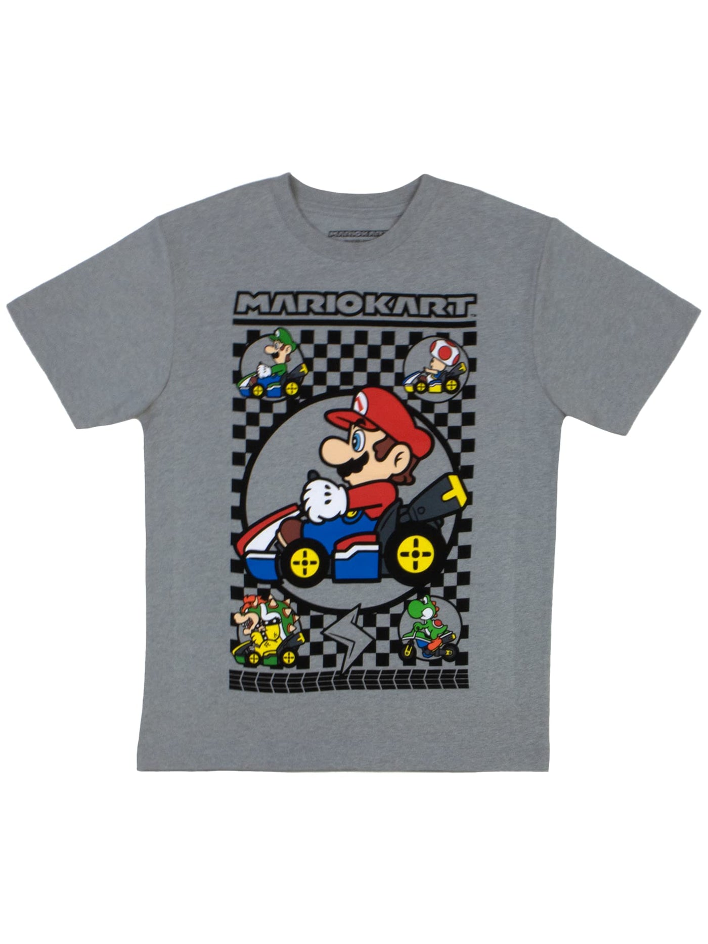 NINTENDO Super Mario Mario Kart Boys Short Sleeve T-Shirt 3-Pack Bundle Set