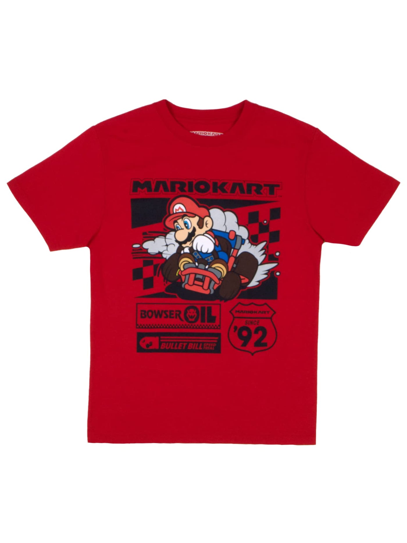 NINTENDO Super Mario Mario Kart Boys Short Sleeve T-Shirt 3-Pack Bundle Set