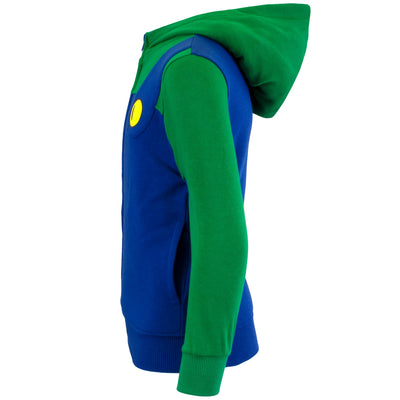 NINTENDO Super Mario Bros. Boys Costume Hoodies, Mario and Luigi Zip-Up Costume Hooded Sweatshirts for Boys