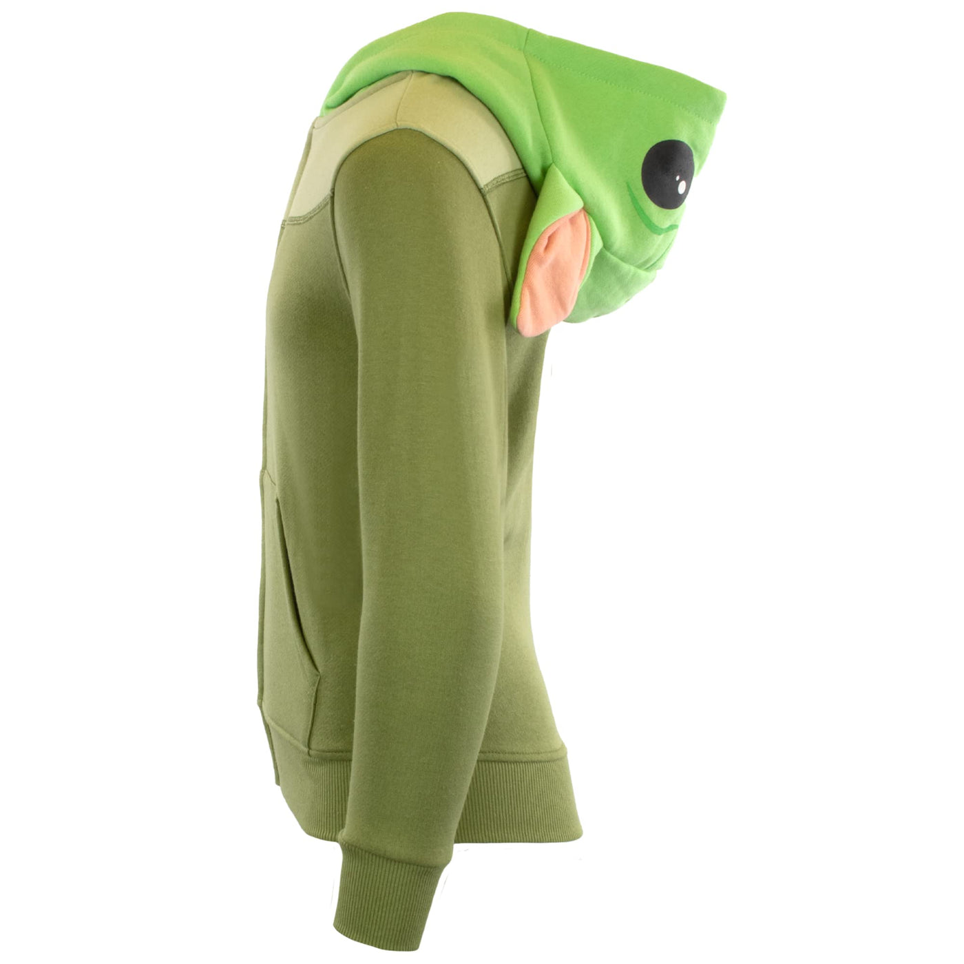 Star Wars The Mandalorian Baby Yoda "The Child" Boys Costume Zip up Hoodie Sweatshirt for Kids