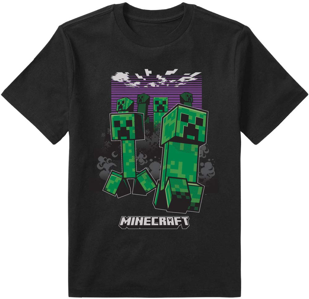 Minecraft Boys Short Sleeve Regular Fit