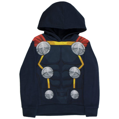 MARVEL Superhero Cosplay Boys Pullover Hoodies, Spider-Man and Avengers Costume Hooded Sweatshirts for Boys