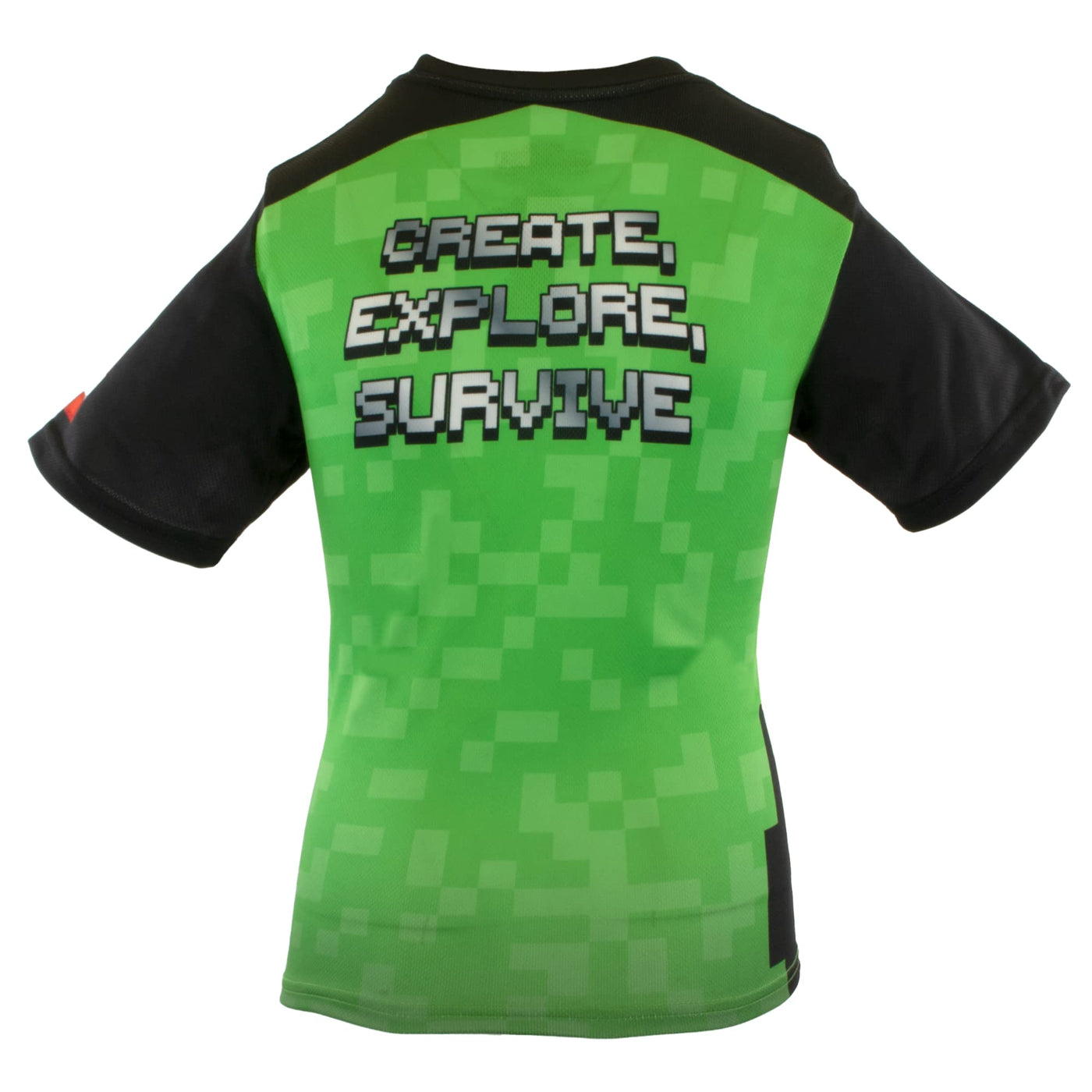 Minecraft Creeper Boys Athletic Gamer Top Graphic Tee Shirt 2 Pack