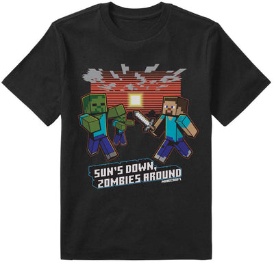 Minecraft Boys Short Sleeve Regular Fit