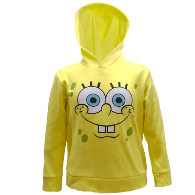 Nickelodeon Spongebob Squarepants Boys 2 Piece Fleece Pants Sets, Pullover Hoodie and Jogger Sweatpants for Kids Bundle Set