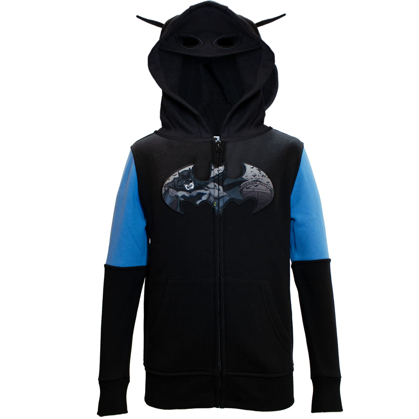 BATMAN DC Comics Super Hero Logo Boy's Fashion Costume Hoodie Sweatshirt for Kid's