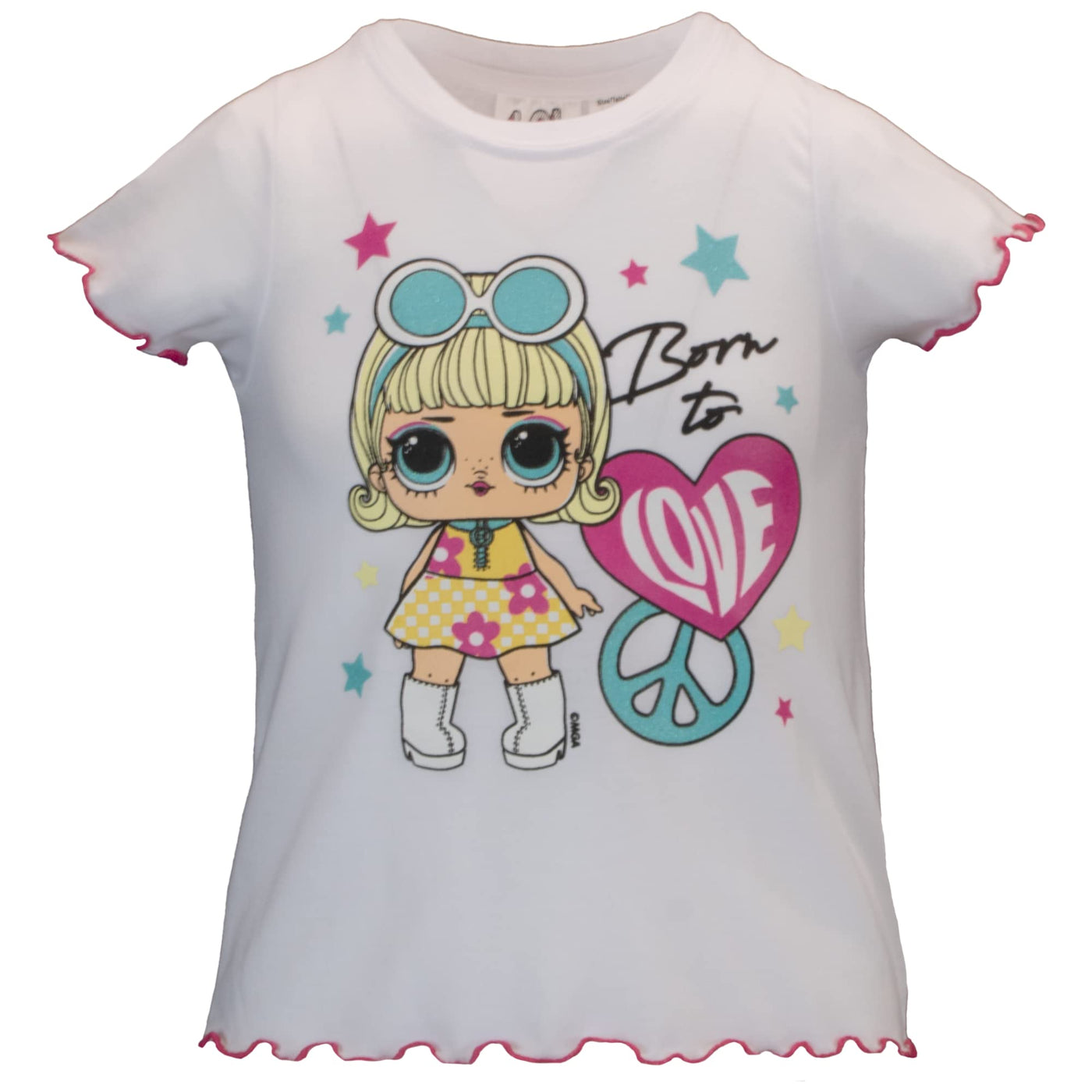 L.O.L. Surprise! Girls 3 Piece T-Shirt, Tank Top, and Shorts Set, Shorts Set for Girls