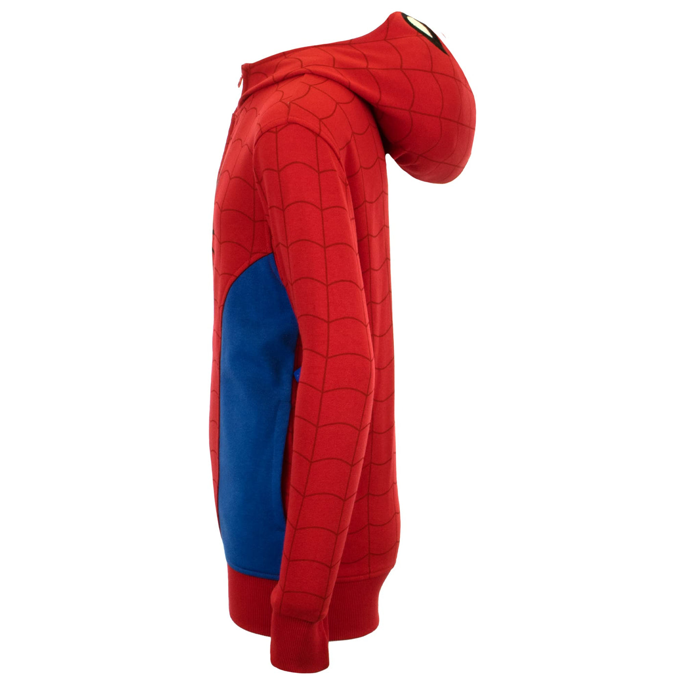 Marvel Superheroes Boys Zip-Up Fashion Hoodie for Kids, Boys Spider-Man Costume and Avengers Hooded Sweatshirt for Kids