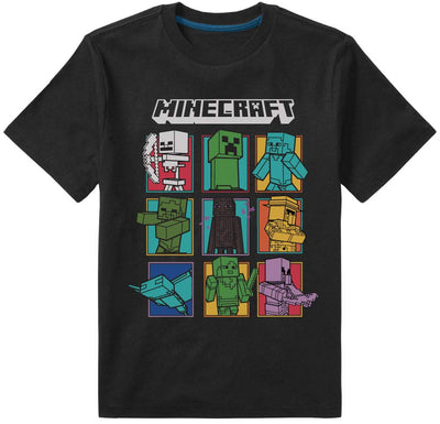 Minecraft Boys Short Sleeve Regular Fit