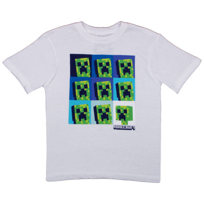 Minecraft Boys Short Sleeve Regular Fit