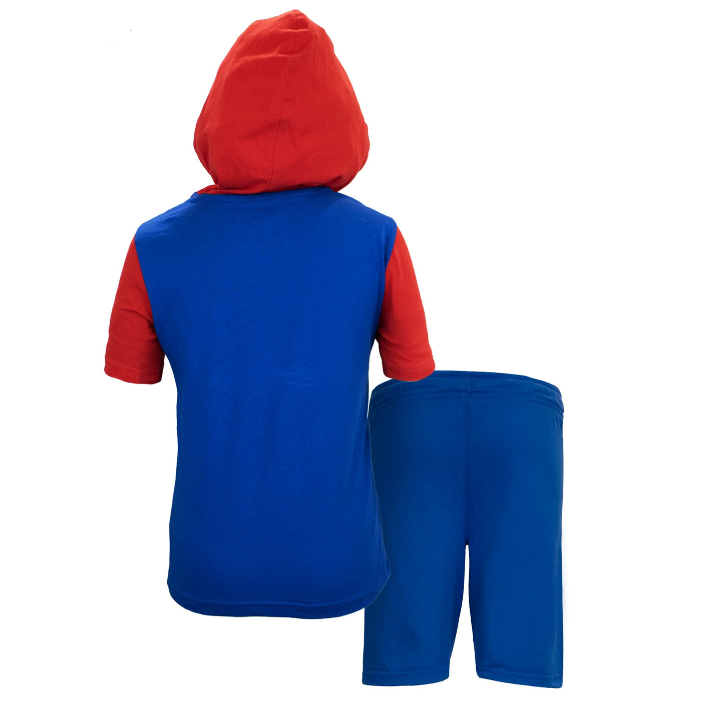 NINTENDO Characters Super Mario Lightweight Costume Short Sleeve Hoodie T-Shirt & Shorts Set