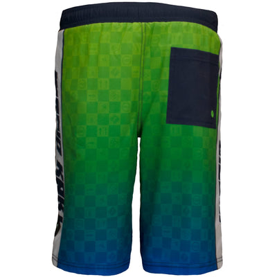 NINTENDO Boys Swimsuit and Rashguard Shirt Set, Super Mario Kart Swim Trunks and Rashguard Shirt for Boys