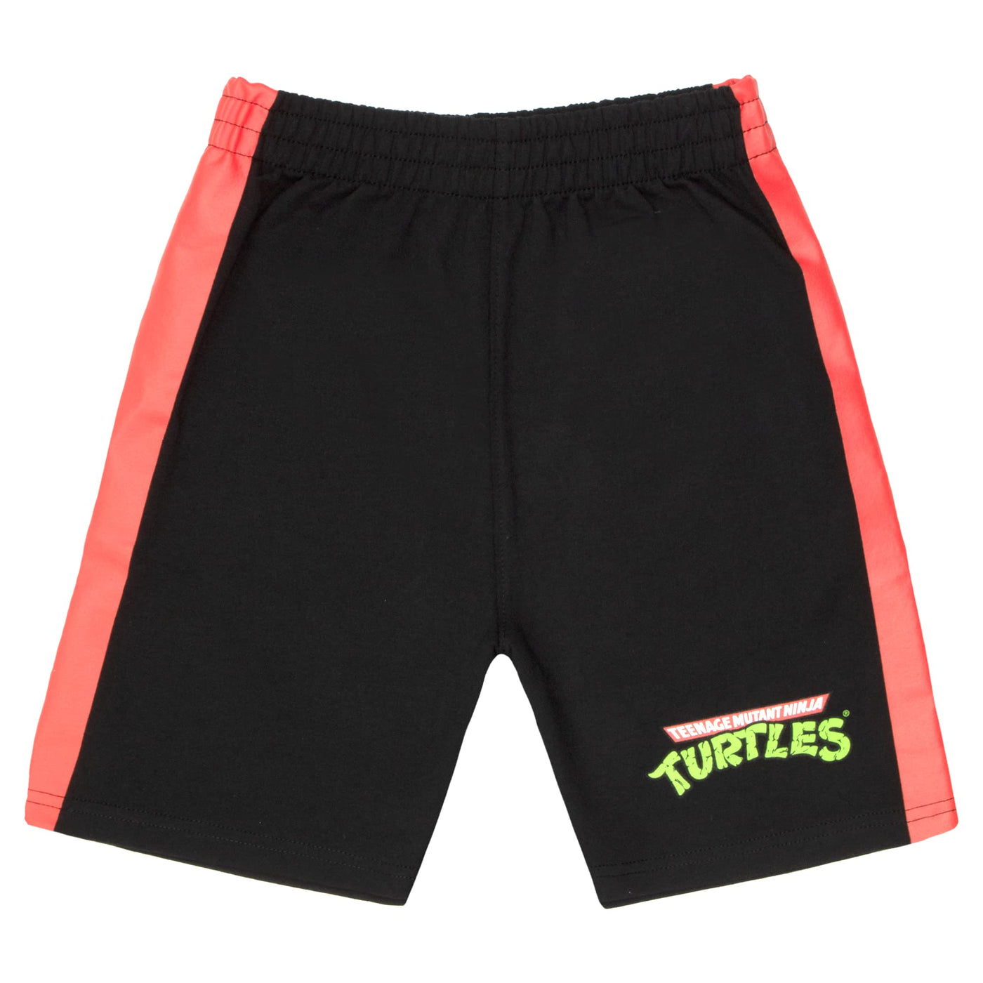 Nickelodeon Teenage Mutant Ninja Turtles Boys Costume 2-Piece Set, TMNT Hoodie Tee & Shorts 2-Pack Bundle Set