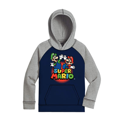 NINTENDO Super Mario Bros Clothing Boys Super Mario Hoodie Mario Kart Hooded Sweatshirt for Boys