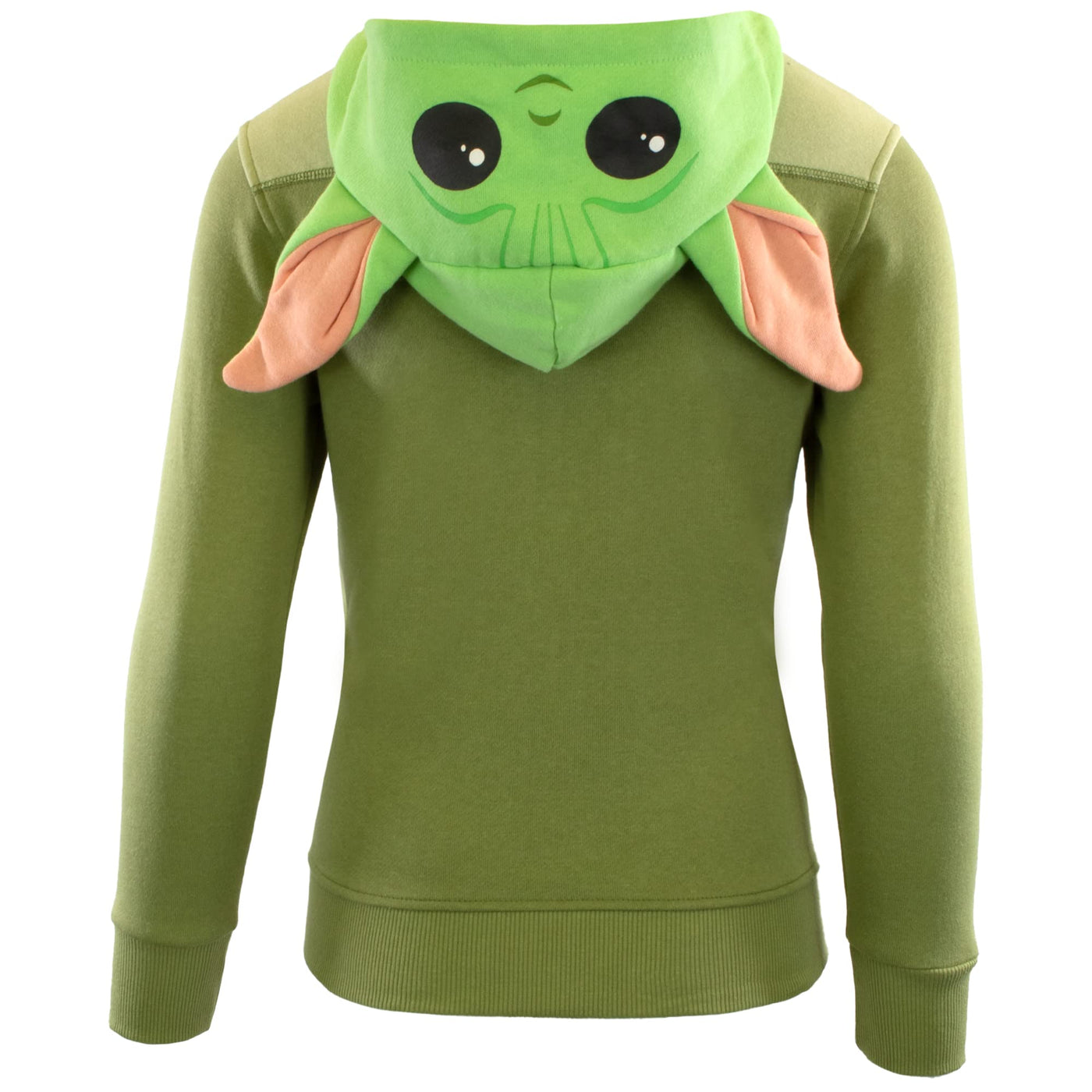 Star Wars The Mandalorian Baby Yoda "The Child" Boys Costume Zip up Hoodie Sweatshirt for Kids