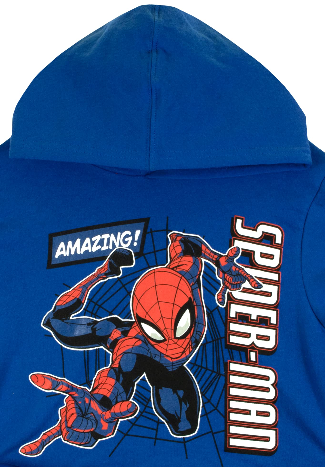 Marvel Spider-Man Avengers Miles Morales Black Panther Hoodie and T-Shirt 2-Pack for Boys, Boys Hooded Sweatshirt and Tee