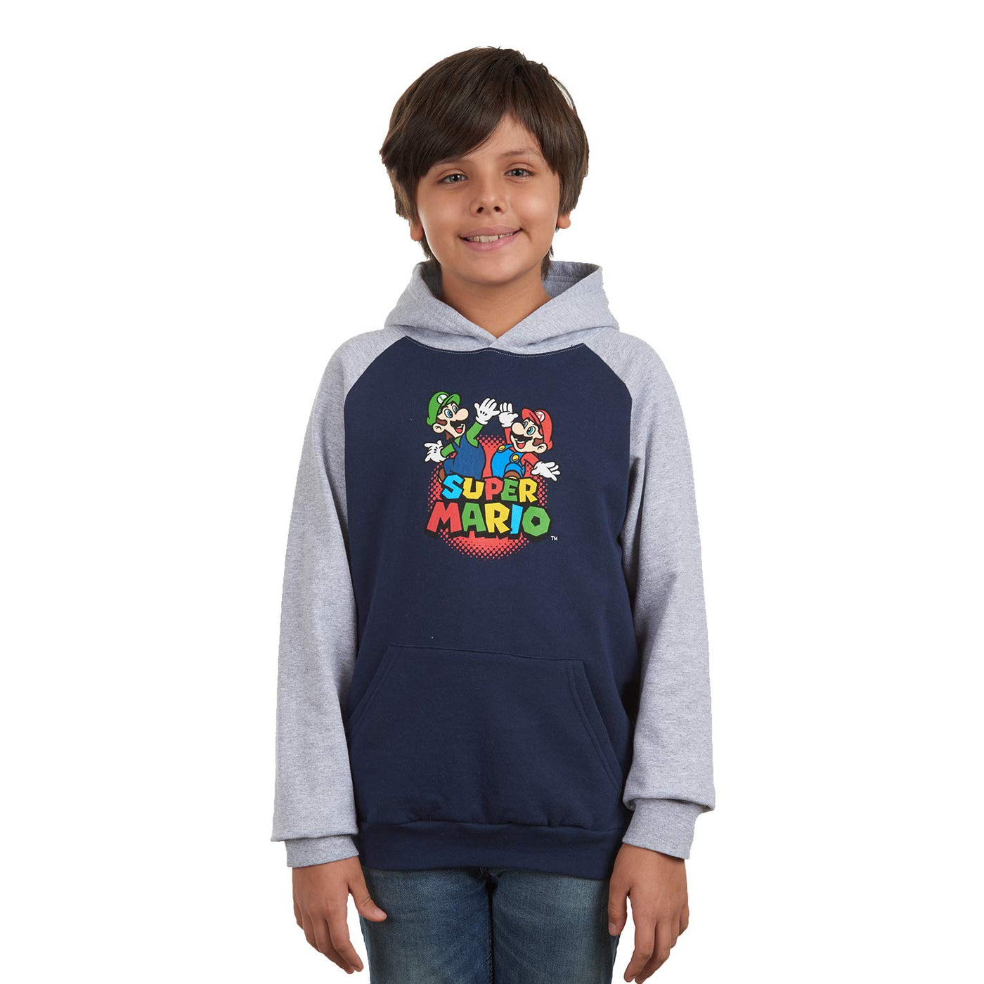 NINTENDO Super Mario Bros Clothing Boys Super Mario Hoodie Mario Kart Hooded Sweatshirt for Boys