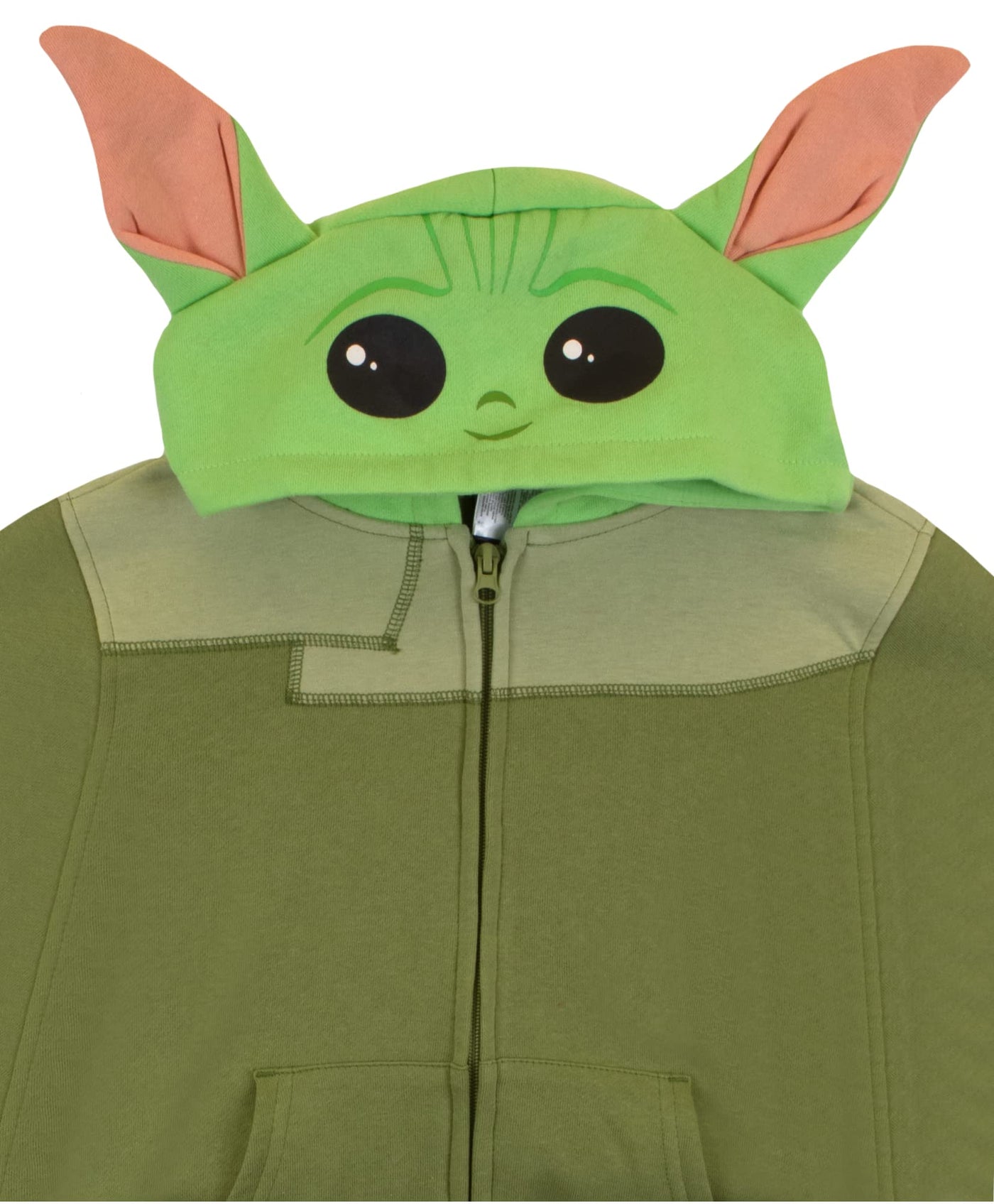 Star Wars The Mandalorian Baby Yoda "The Child" Boys Costume Zip up Hoodie Sweatshirt for Kids