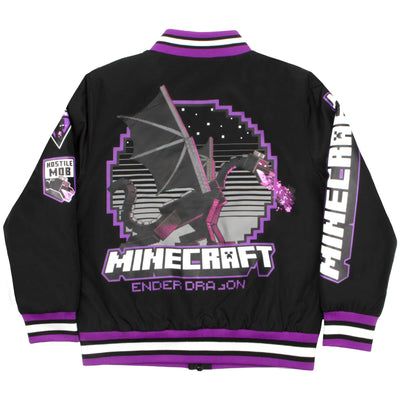 Minecraft Bomber Jacket for Boys, Boys Bomber Jacket