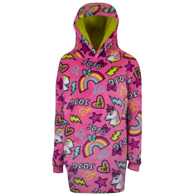 Nickelodeon THE WAYY BIG HOODIE Plush Lined Oversized Hoodie, Jojo Siwa and That Girl Lay Lay Soft Cozy Hoodies for Girls