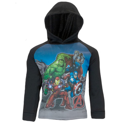 Marvel Avengers 2-Piece Fleece Pants Sets, Superhero Fleece Hoodie and Pants Bundle Set for Boys