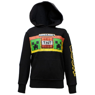 Minecraft Video Game Creeper Boys Pullover Fashion Hooded Sweatshirt for Kids, Hoodies for Kids