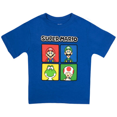 NINTENDO Super Mario Hoodie and T-Shirt Combo 2-Pack for Boys, Boys Super Mario Hooded Sweatshirt and Tee Bundle Set