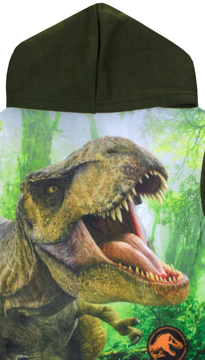 Jurassic World Dominion Boys 2 Piece Fleece Pants Sets, Hoodie and Pants Set Bundle for Boys