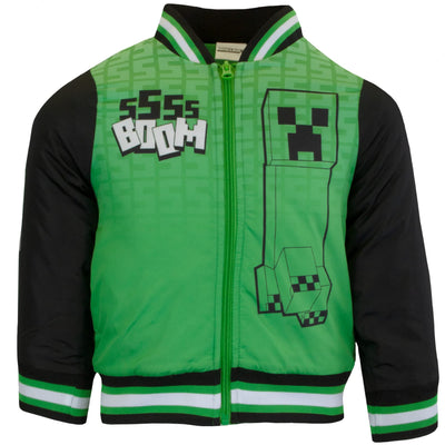 Minecraft Bomber Jacket for Boys, Boys Bomber Jacket