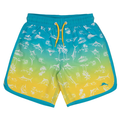 Tommy Bahama 2-Piece Swimsuit Set, Rash Guard & Swim Trunks 2-Pack Bundle Set for Boys and Toddlers