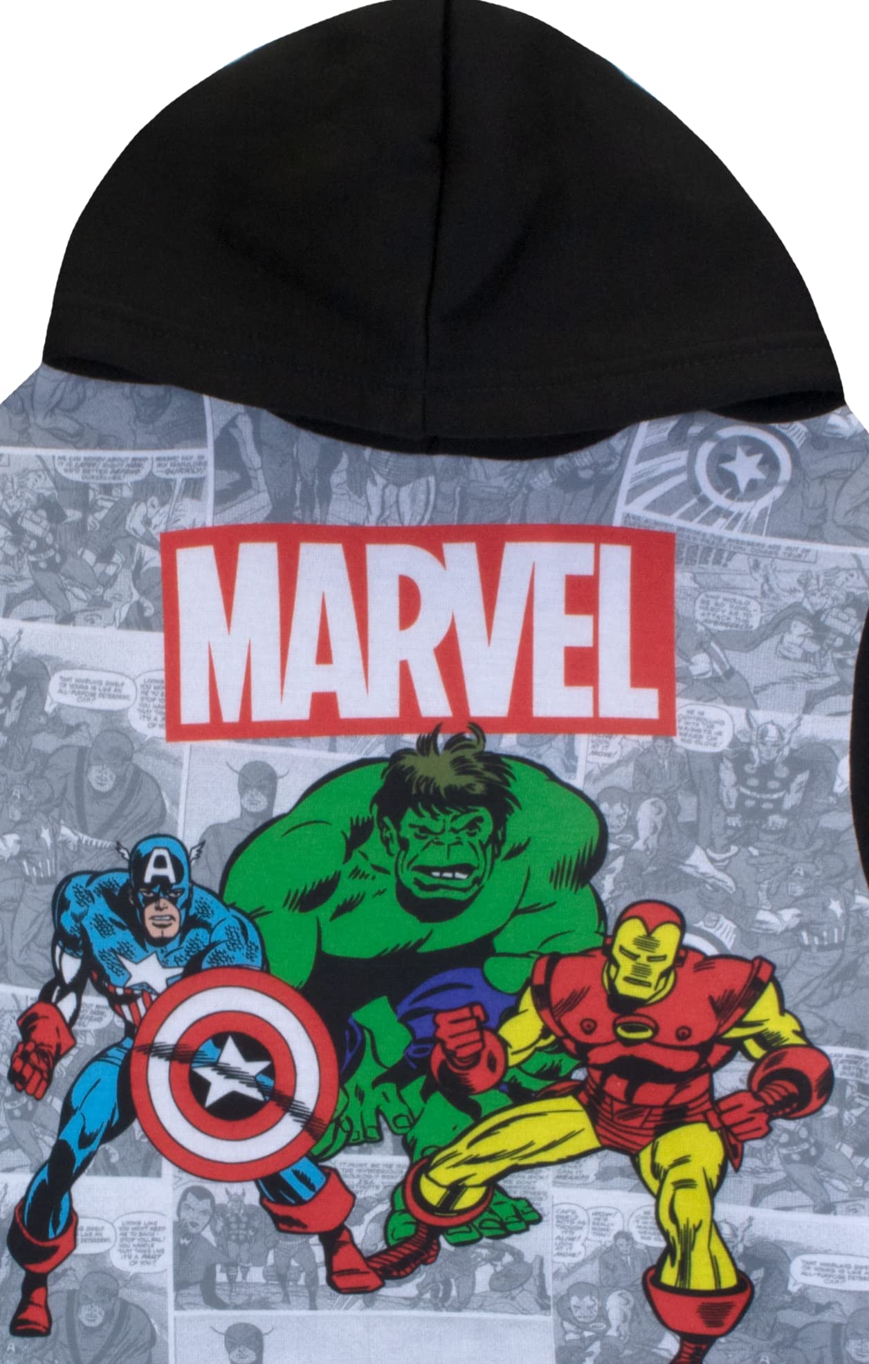 Marvel Avengers 2-Piece Fleece Pants Sets, Superhero Fleece Hoodie and Pants Bundle Set for Boys