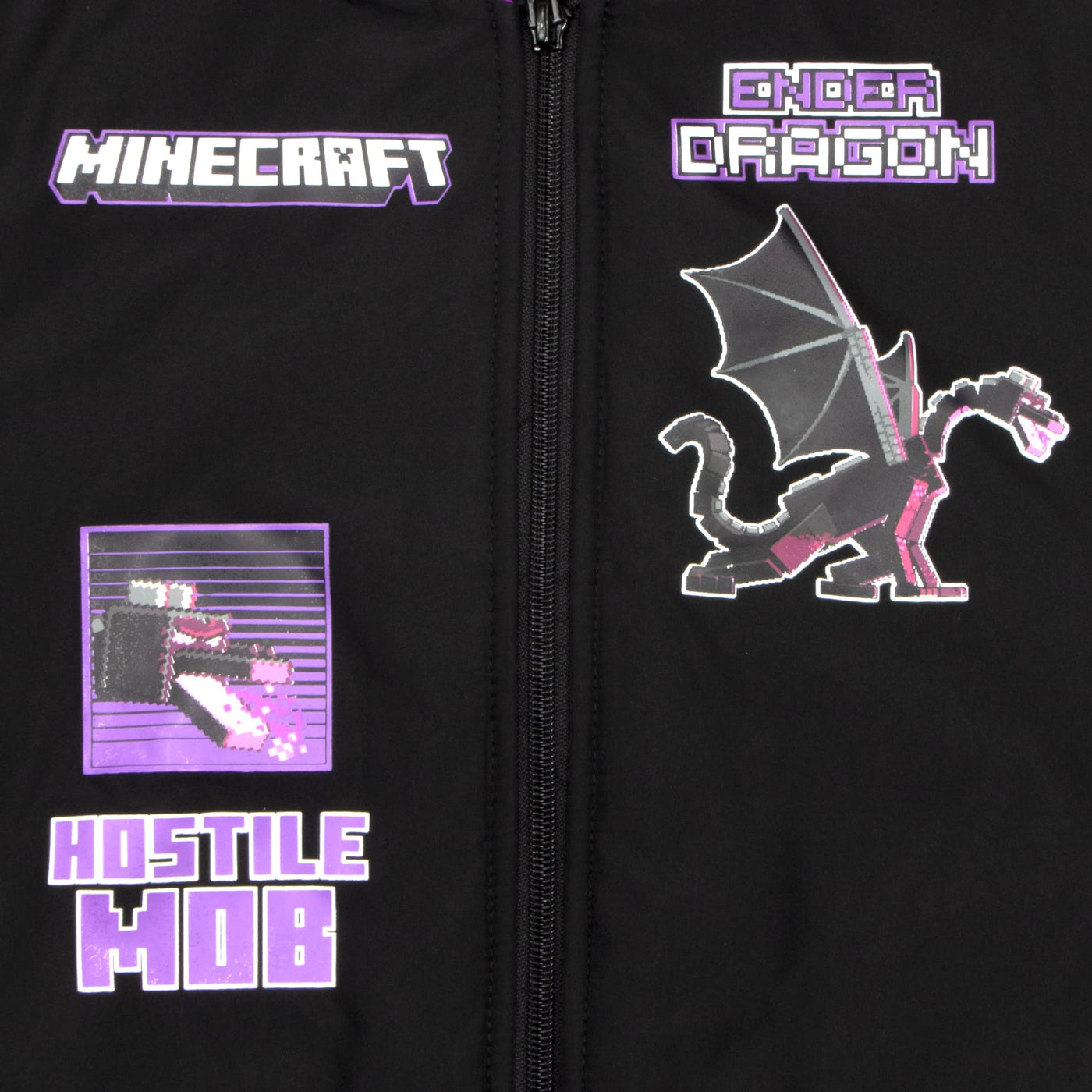 Minecraft Bomber Jacket for Boys, Boys Bomber Jacket