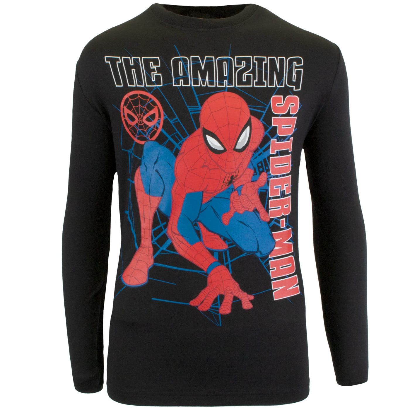 MARVEL Spider-Man and Avengers Long Sleeve T-Shirt 2-Pack for Boys, Spiderman and Avengers Boys Long Sleeve Tees Bundle Set