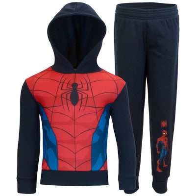 Marvel Avengers Boys Costume Hoodie and Pants Bundle Sets, Superheroes Hooded Sweatshirt and Pants Set for Boys