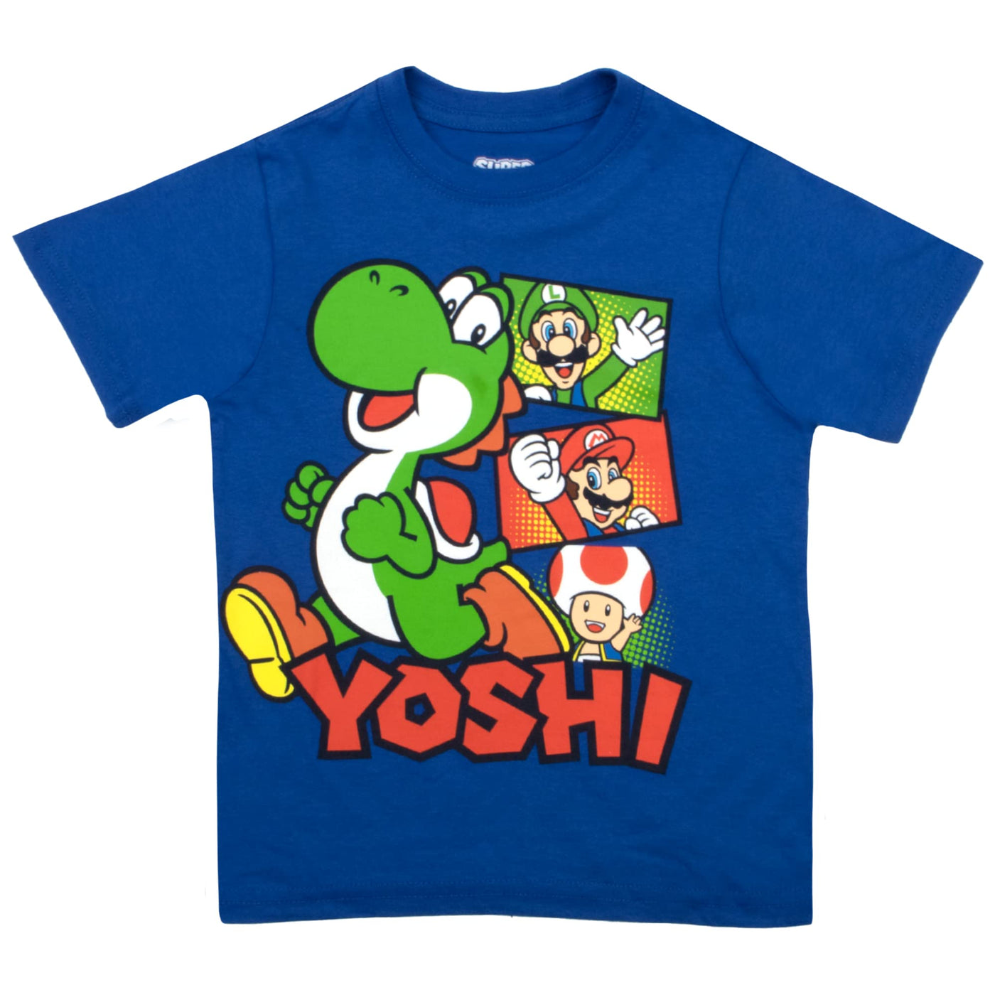 NINTENDO Super Mario Bros. Boys Mario Kart & Friends Graphic Short Sleeve T-Shirts 2 Pack